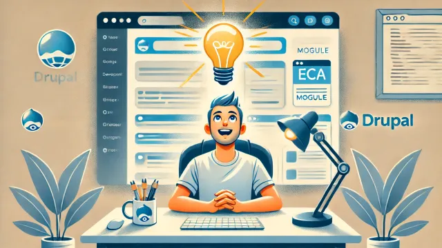 A developer realizing an idea while working on a site with the ECA module